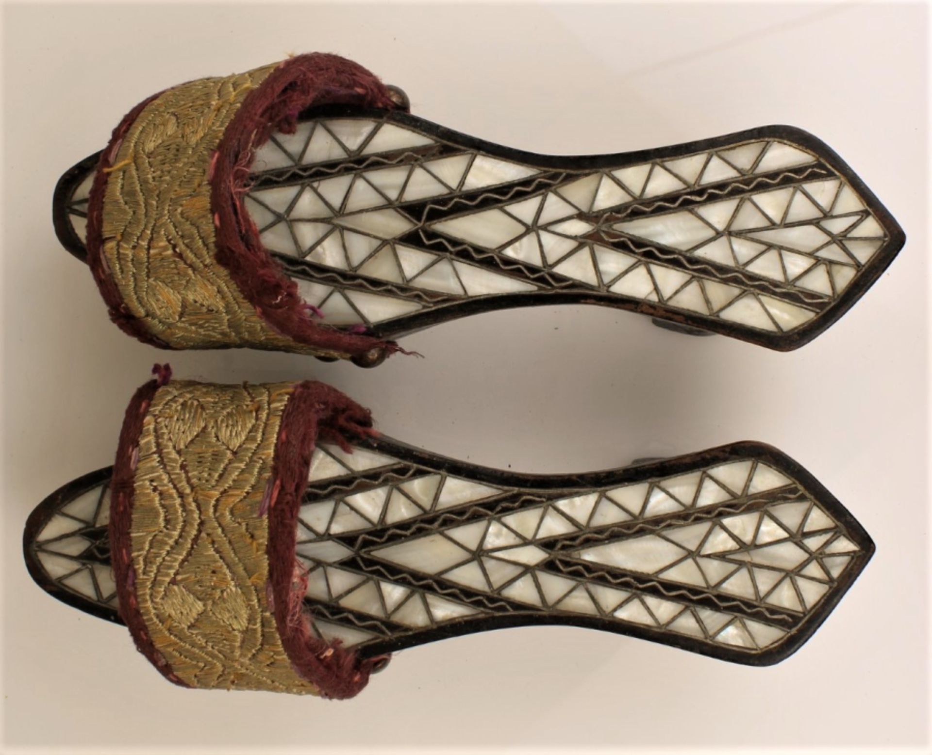 19th century Ottoman Ladies shoes - Image 2 of 3