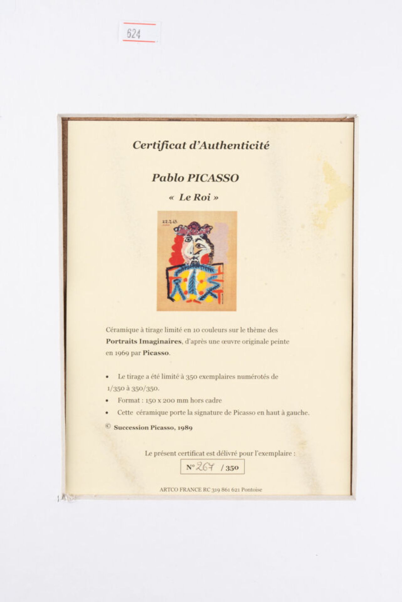 Pablo PICASSO (1881-1973), d'après  - Image 4 of 4