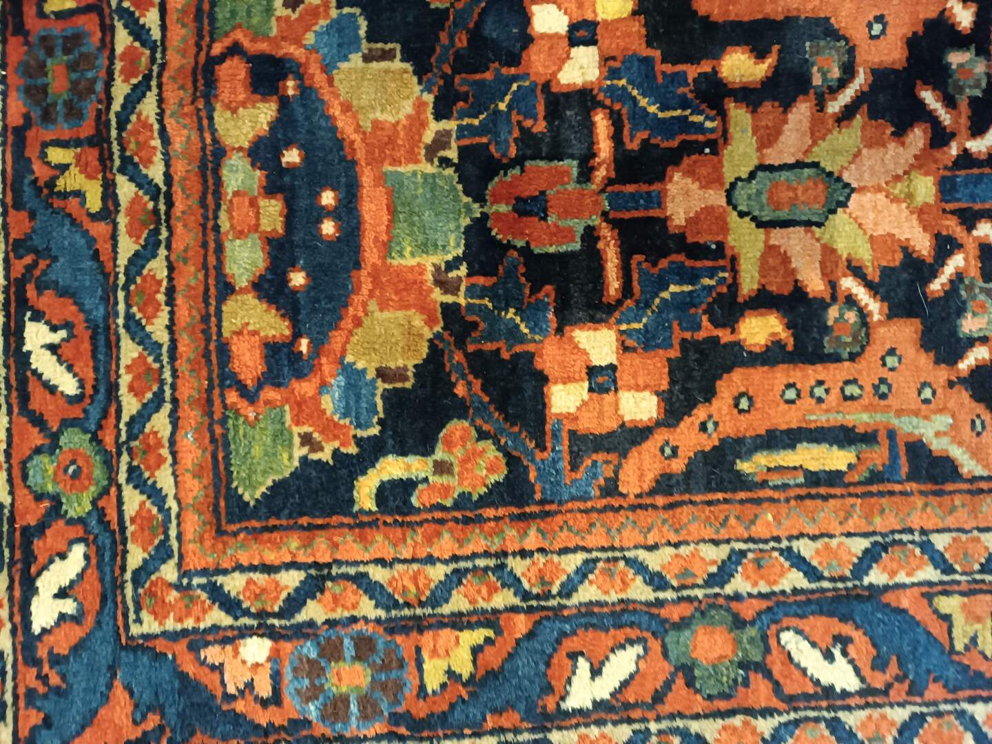 TAPIS Sarouk (chaine et trame en coton, velours en laine), centre de la Perse, vers 1930-1970 198 cm - Bild 2 aus 3