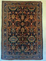 TAPIS Sarouk (chaine et trame en coton, velours en laine), centre de la Perse, vers 1930-1970 198 cm