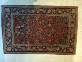 TAPIS Keschan (chaine et trame en coton, velours en laine), centre de la Perse, vers 1930-1960 207