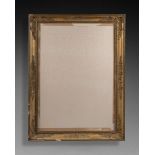 CADRE à palmette Bois et stuc doré, encadrement vitré Époque XIXe siècle H. 88 cm - L. 67 cm Vue :