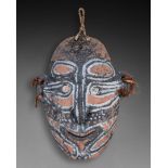 Masque de pignon Sepik, Papouasie Nouvelle-Guinée Production tardive H. 47 cm
