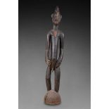 Déblé de style Senoufo Côte d'Ivoire Bois sculpté, patiné et polychromé H. 108 cm