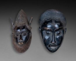 Masque de style Bronze H. 42 cm Masque de style Côte d'Ivoire H. 42 cm