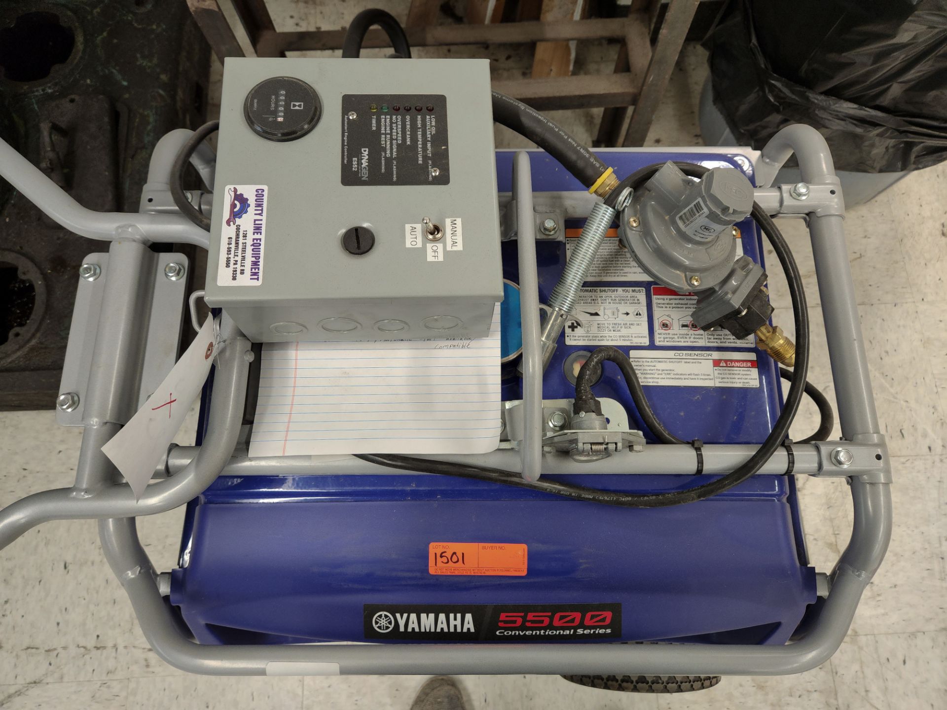 Yamaha 5500 Watt Conventional Series Generator - Image 3 of 5