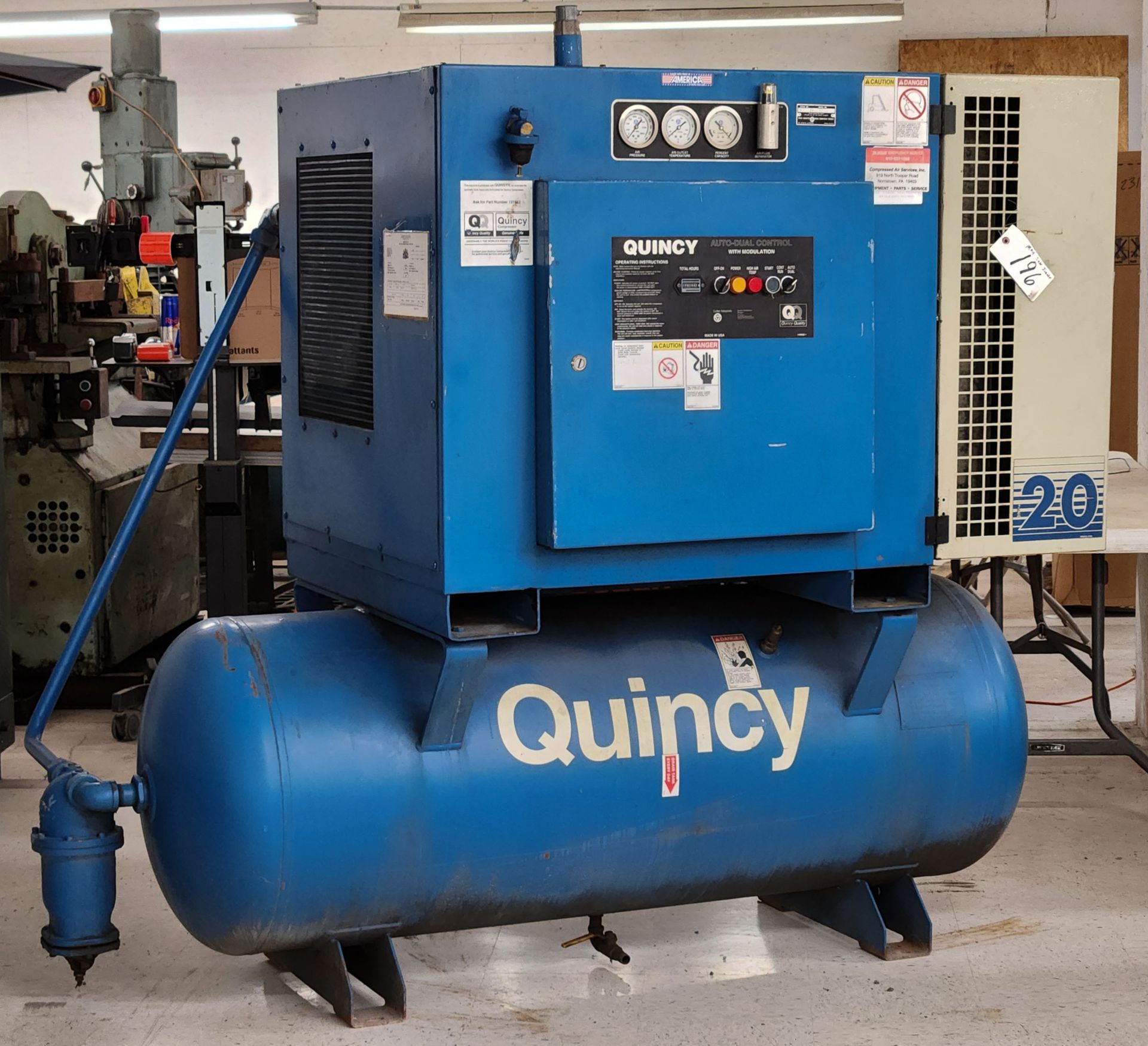 Quincy 20 Auto Dual Control Air Compressor