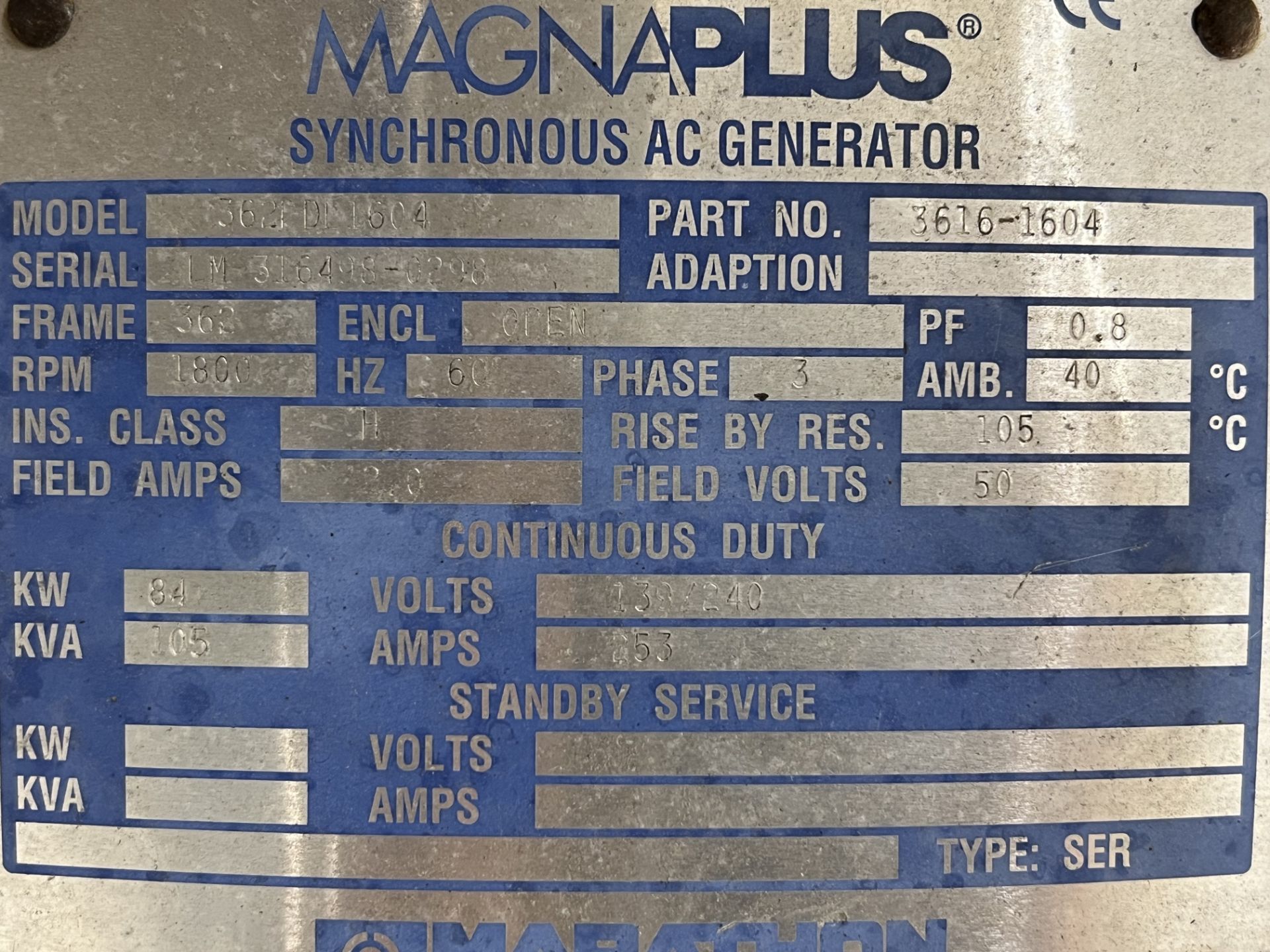Magnaplus Synchronuos Ac Generator - Image 4 of 4