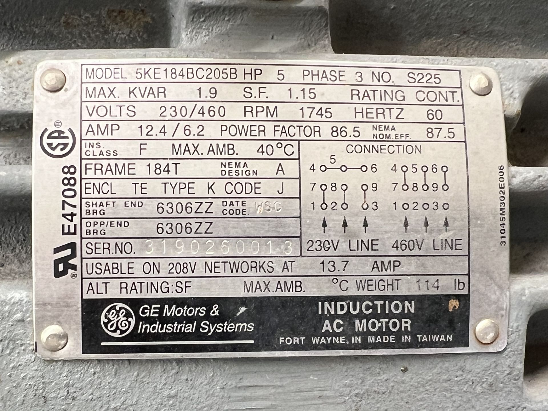 13 1/2" Chicago Blower Unit - Image 6 of 6