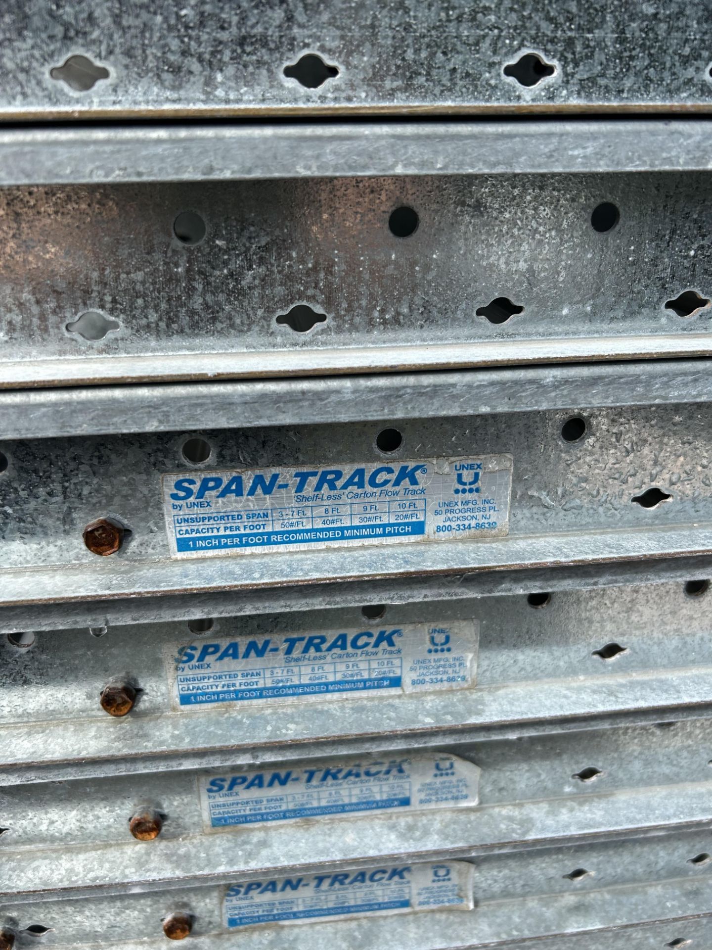 (60)Unex Span-Track 'Shelf-Less' Carton Flow Track - Image 2 of 3