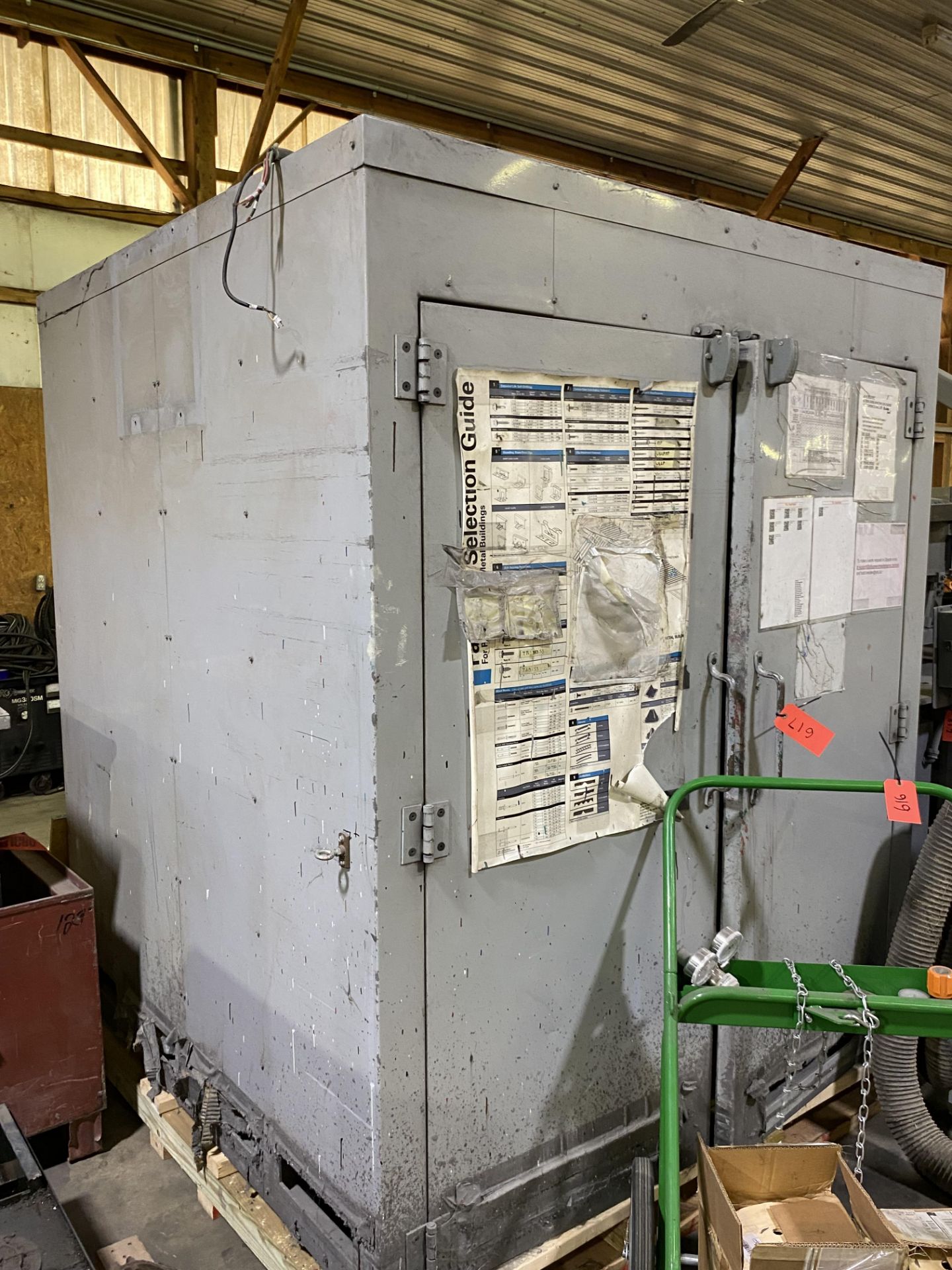 Paint Booth W/Duct Work & Motor