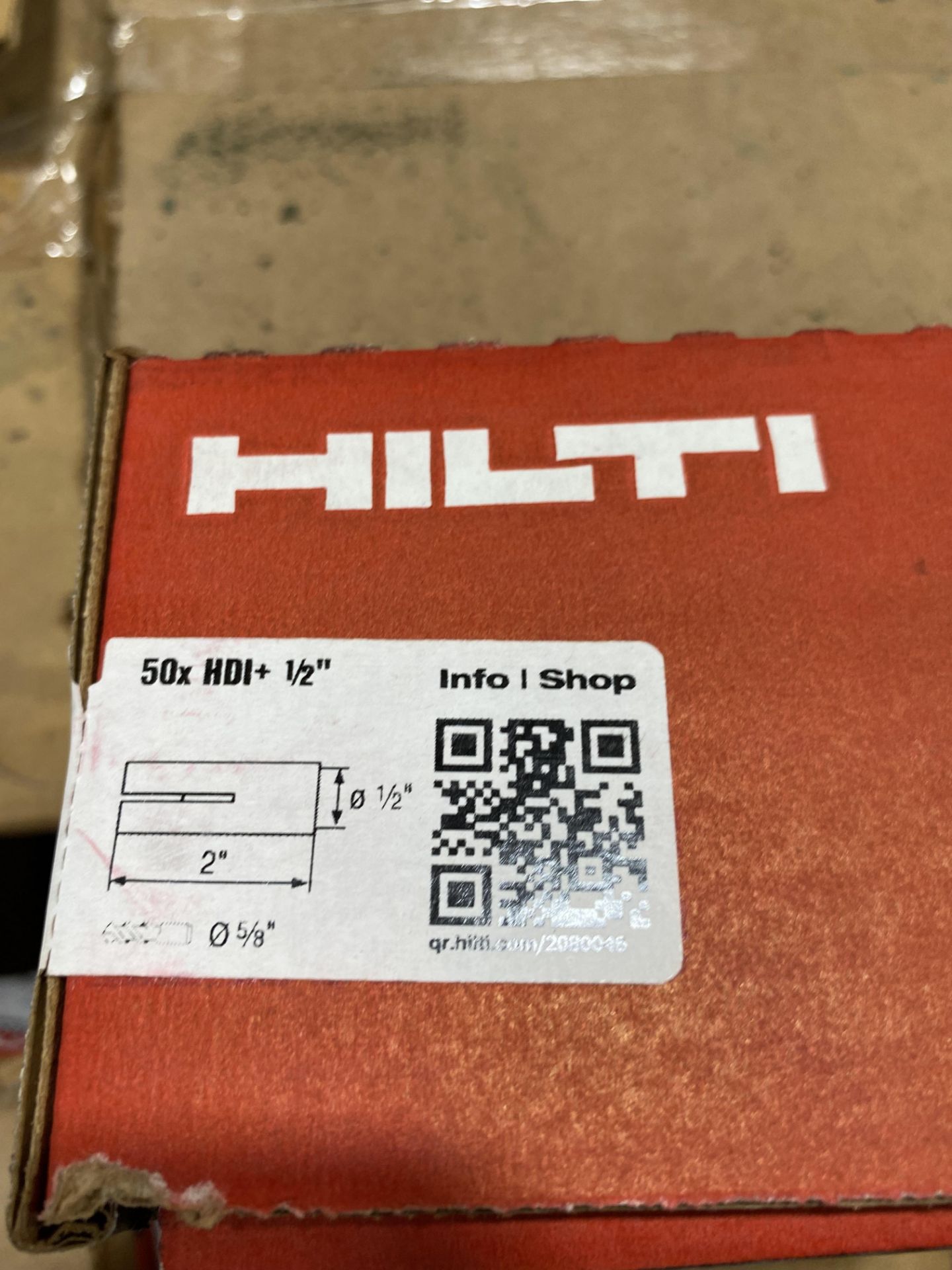 (3) Cases of Hilti Concrete Anchors - Image 3 of 4