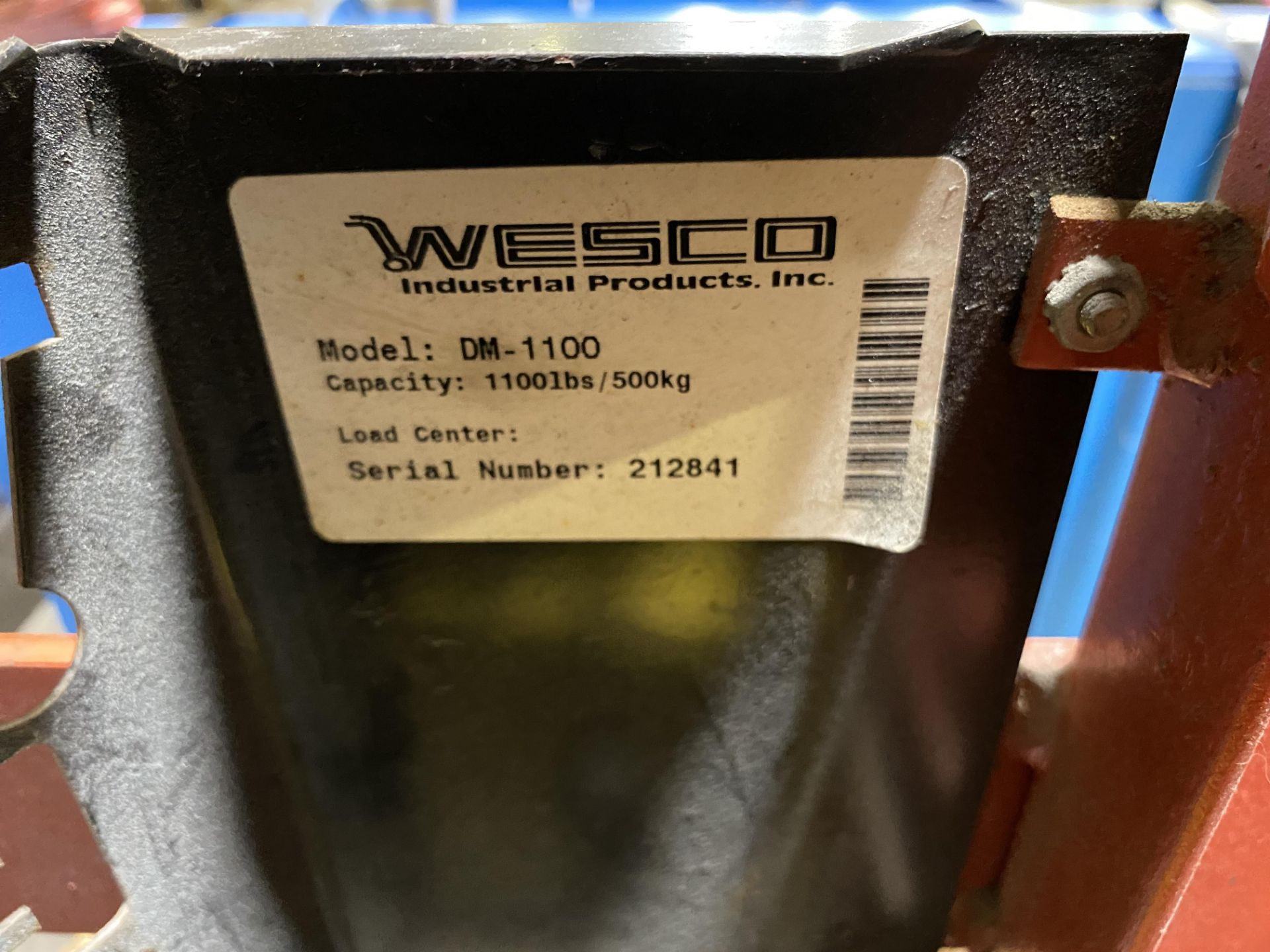 Wesco Manual Hydraulic Ergonomic Drum Lifter - Image 5 of 5