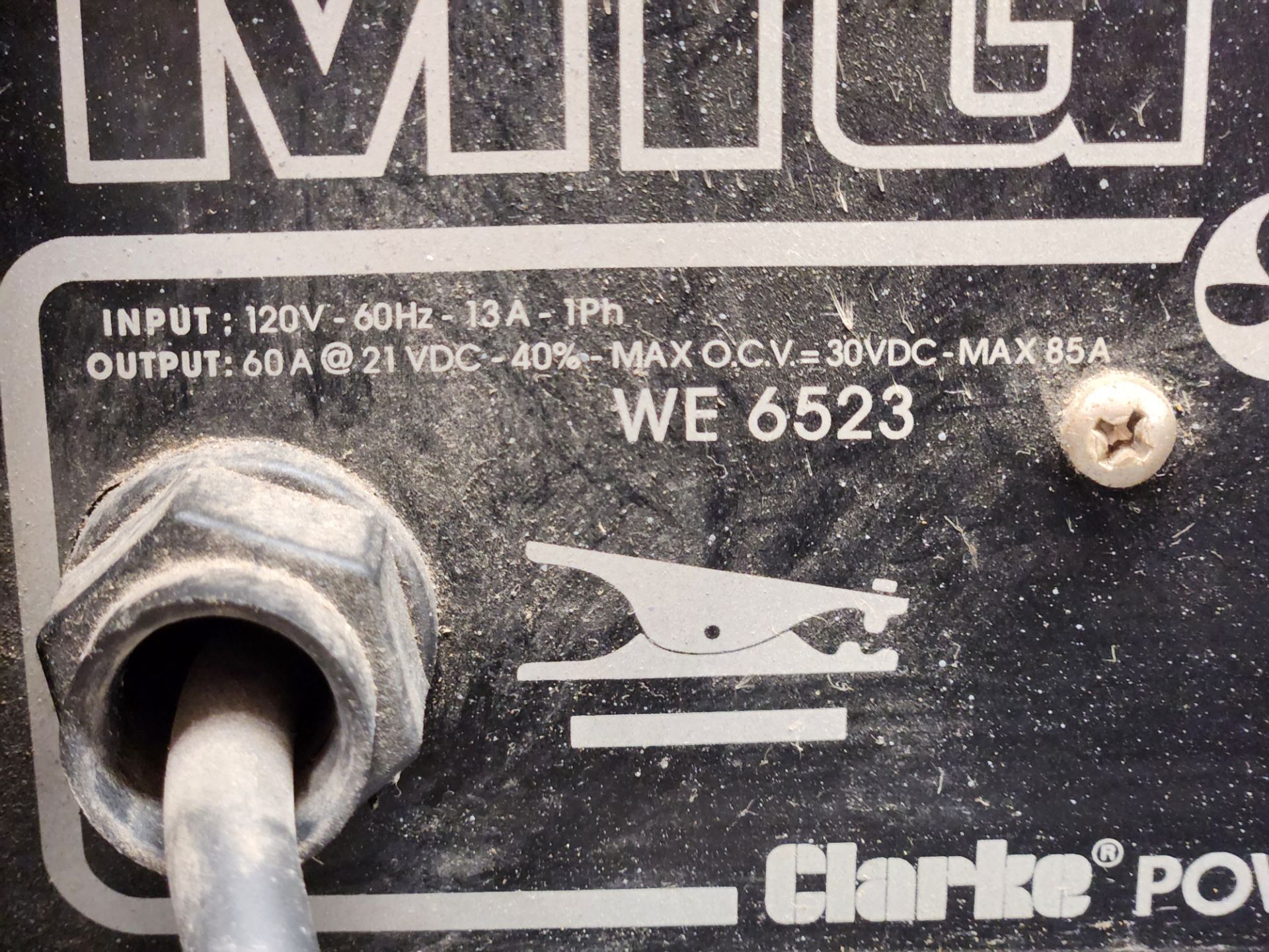 Clarke Weld Mig 130EN Fan Cooled Welder - Image 5 of 5