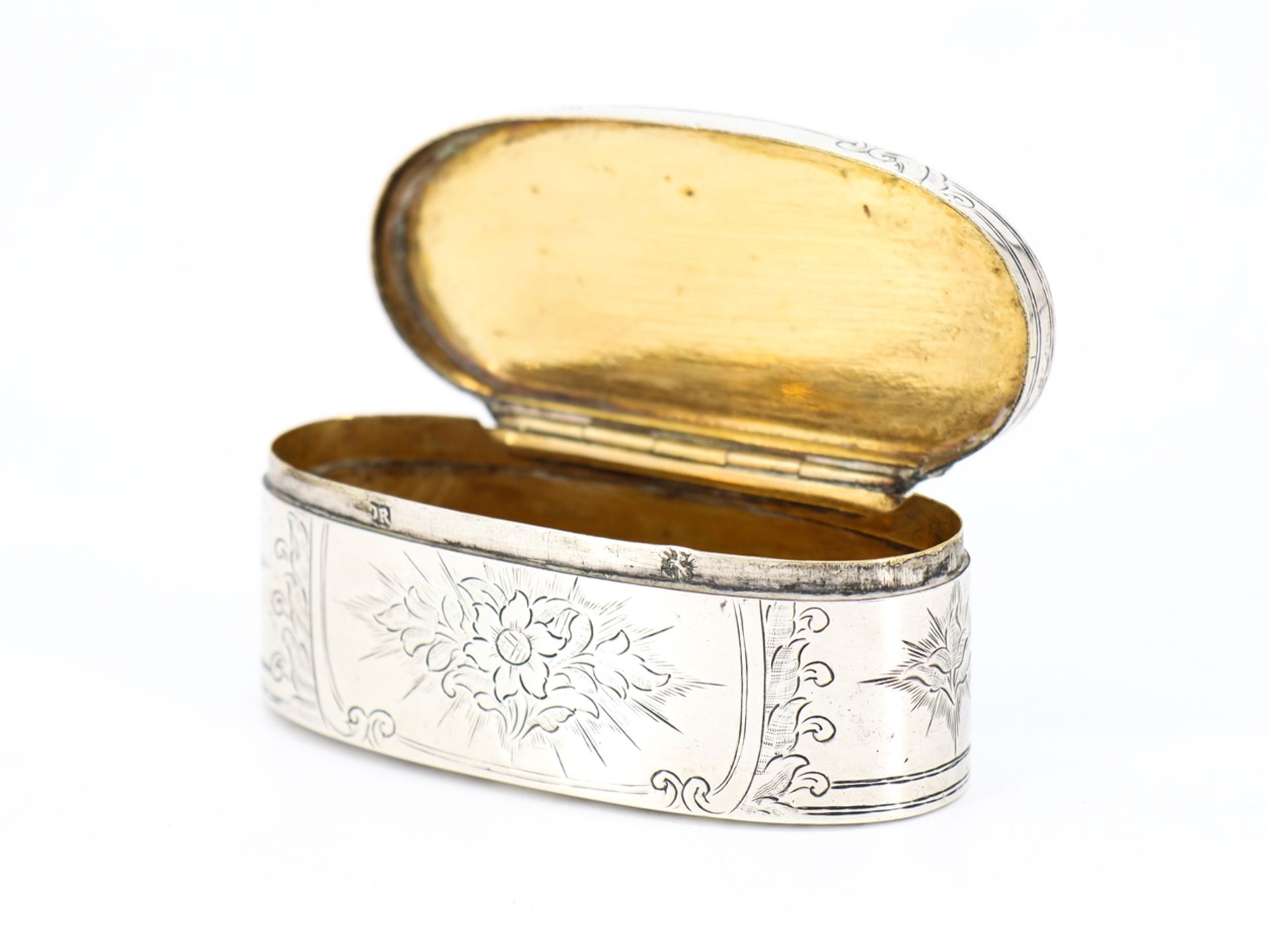 Tabatiere silver gilded inside, end of 18th c. - Image 10 of 10
