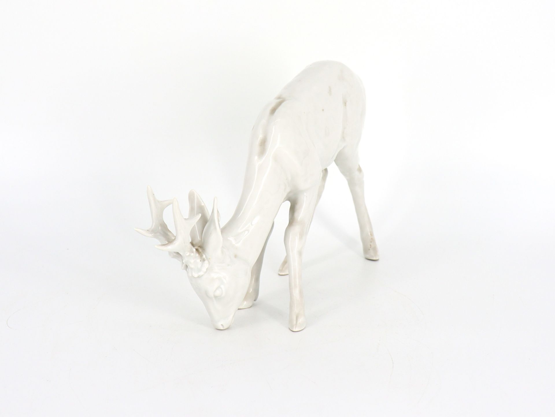 Willi Münch-Khe (1885-1960) Meissen young roebuck, design from 1938. - Image 3 of 8
