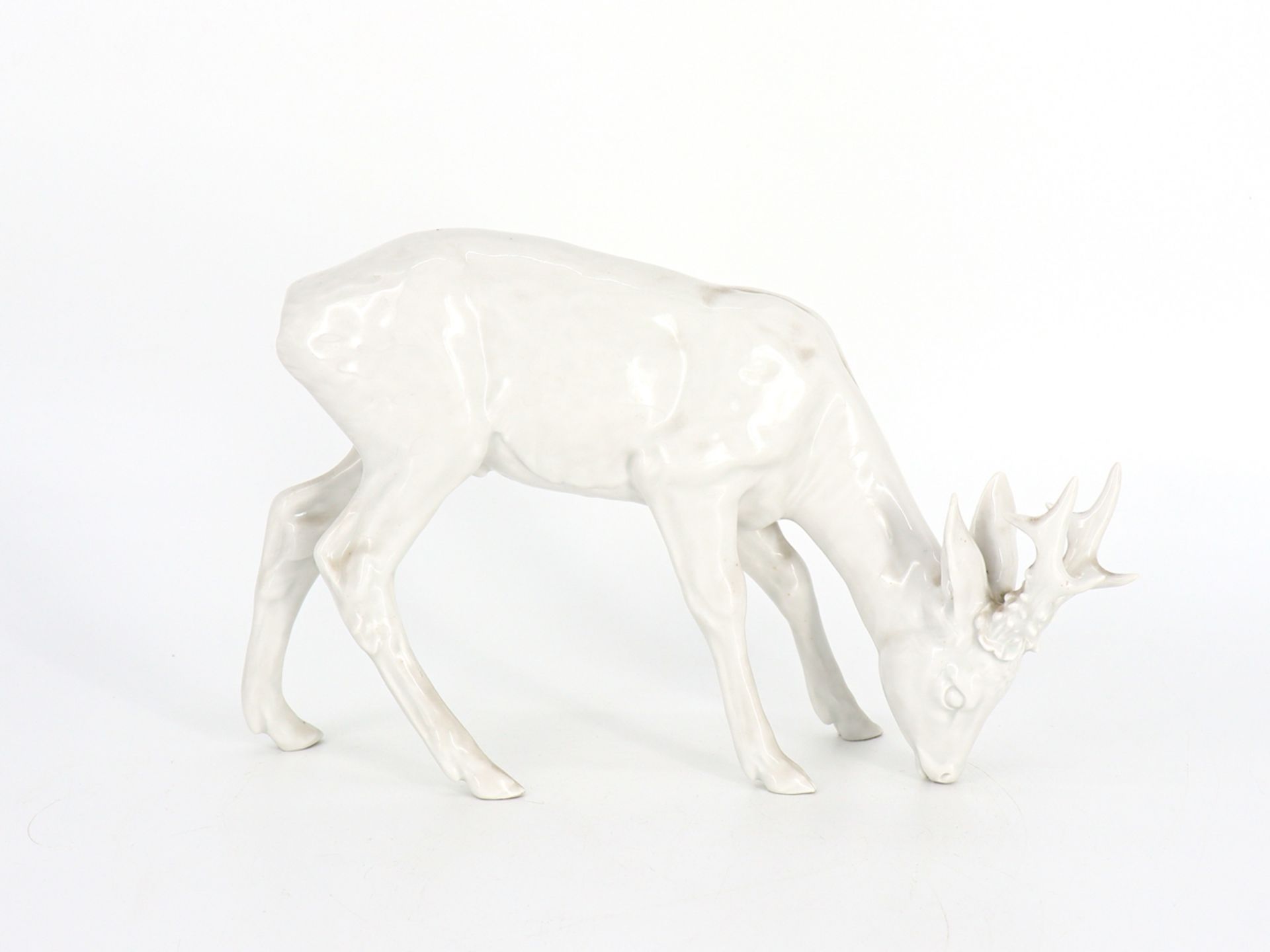 Willi Münch-Khe (1885-1960) Meissen young roebuck, design from 1938. - Image 4 of 8