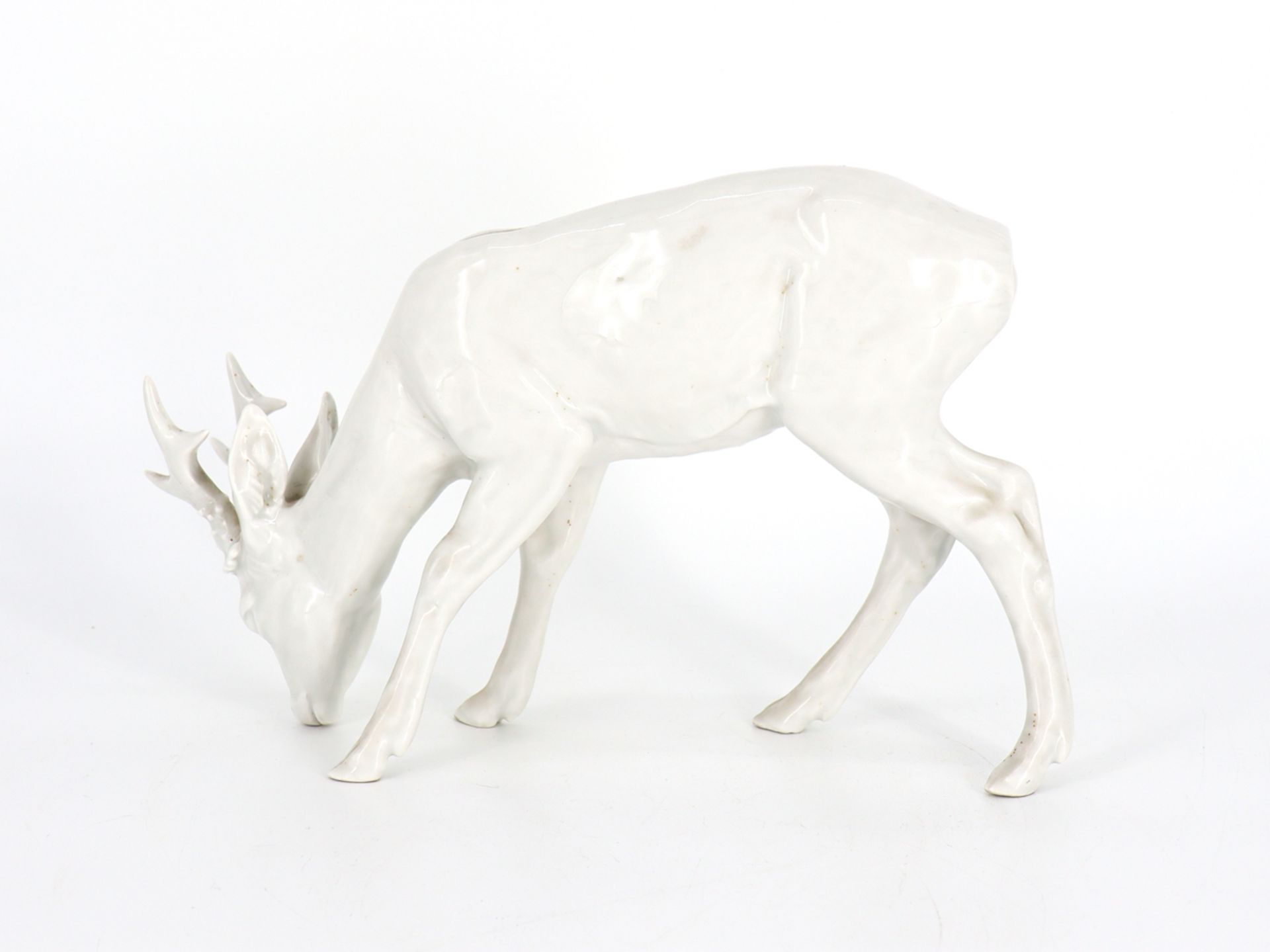 Willi Münch-Khe (1885-1960) Meissen young roebuck, design from 1938. - Image 2 of 8