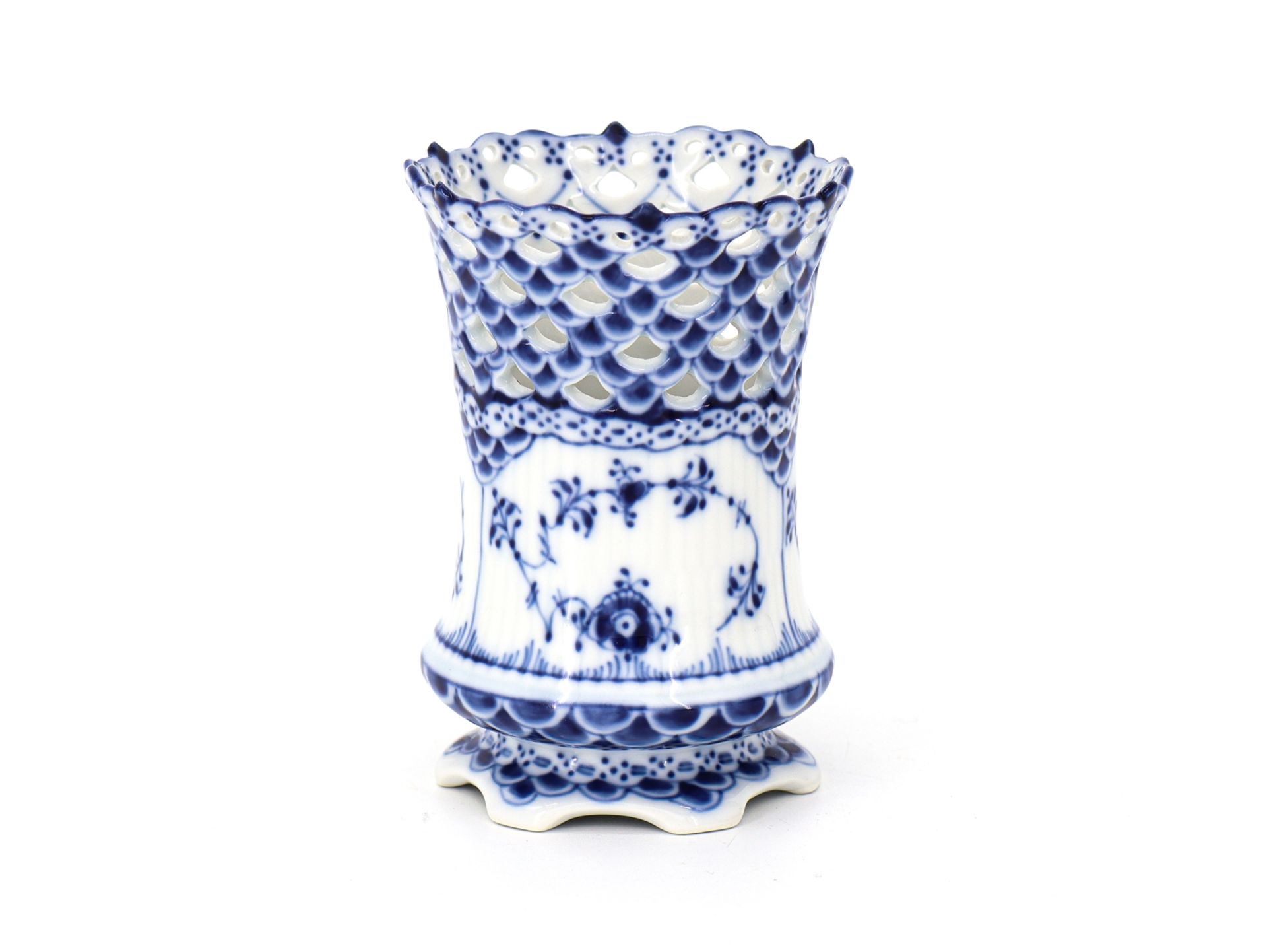 Royal Copenhagen Vase, Musselmalet Vollspitze No.: 1016 - Bild 2 aus 5