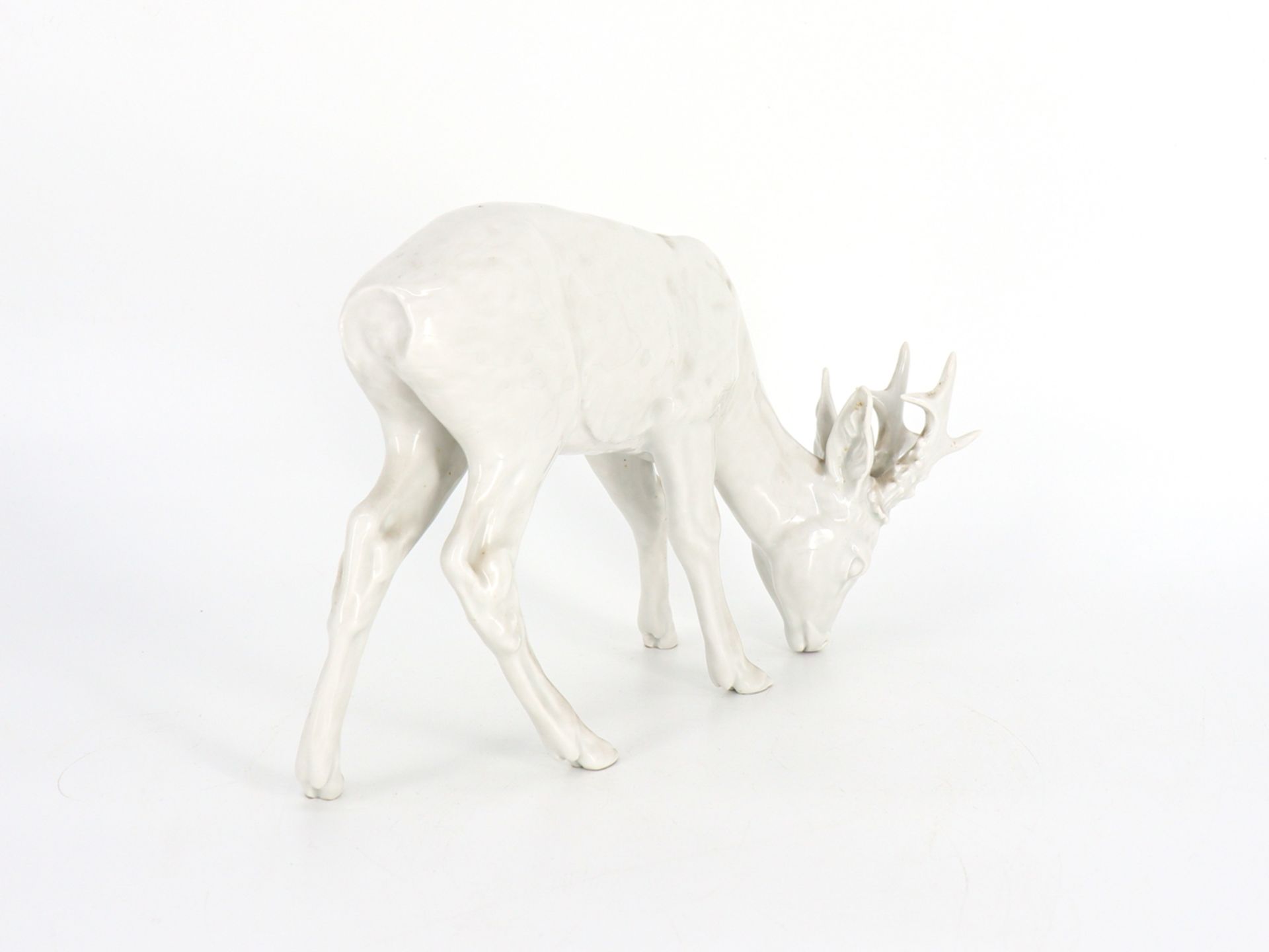 Willi Münch-Khe (1885-1960) Meissen young roebuck, design from 1938. - Image 5 of 8