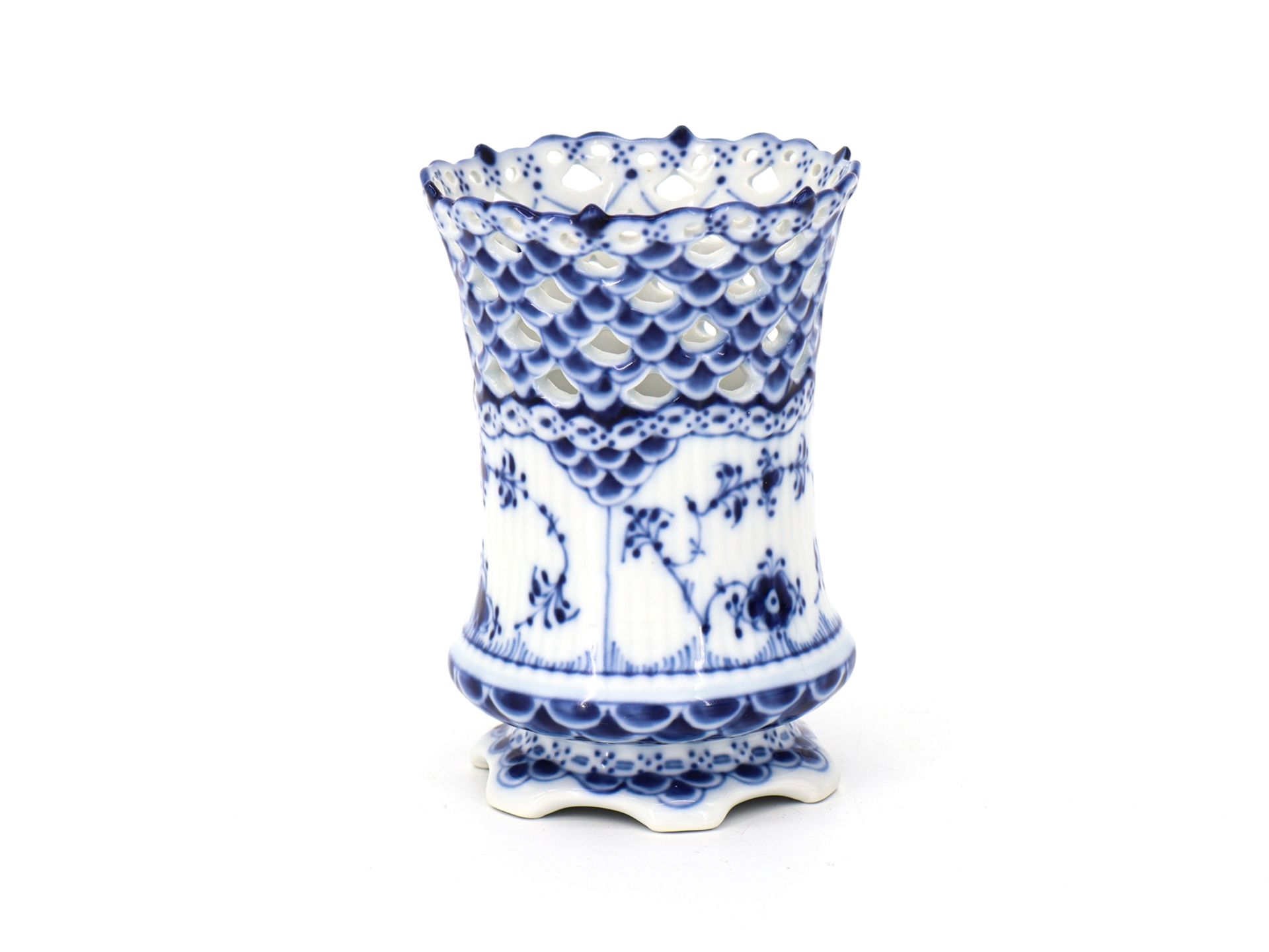 Royal Copenhagen Vase, Musselmalet Vollspitze No.: 1016 - Bild 5 aus 5