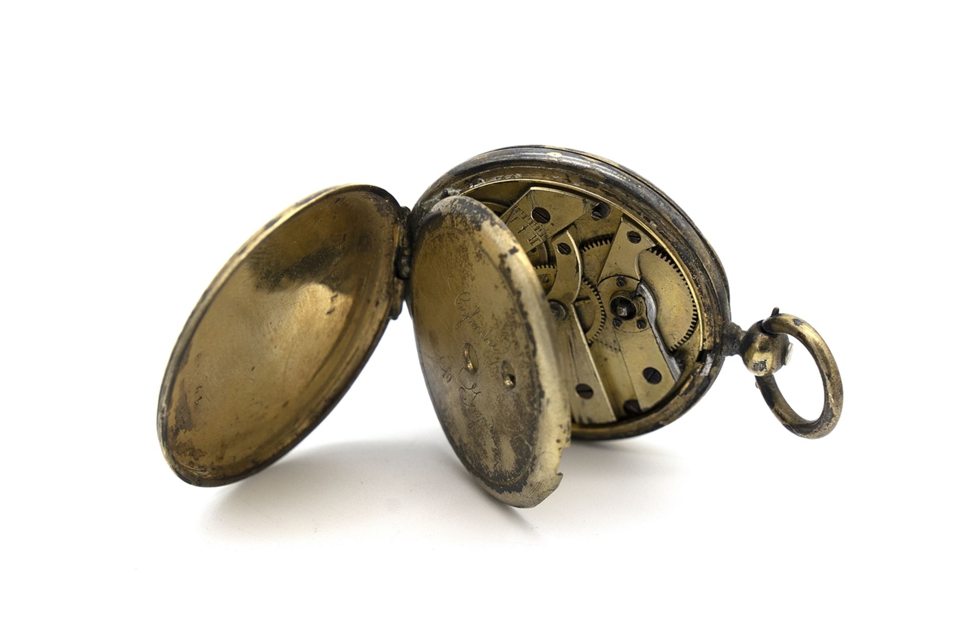 Lady's pocket watch in 14 K, 585 gold, around 1900. - Image 2 of 6