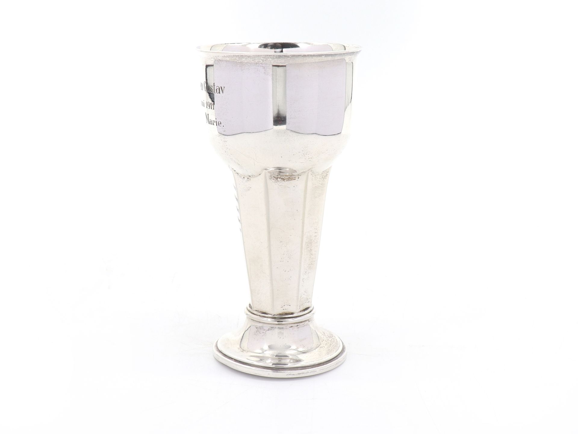 Art Nouveau Silver Cup, dated 1911 - Image 2 of 8