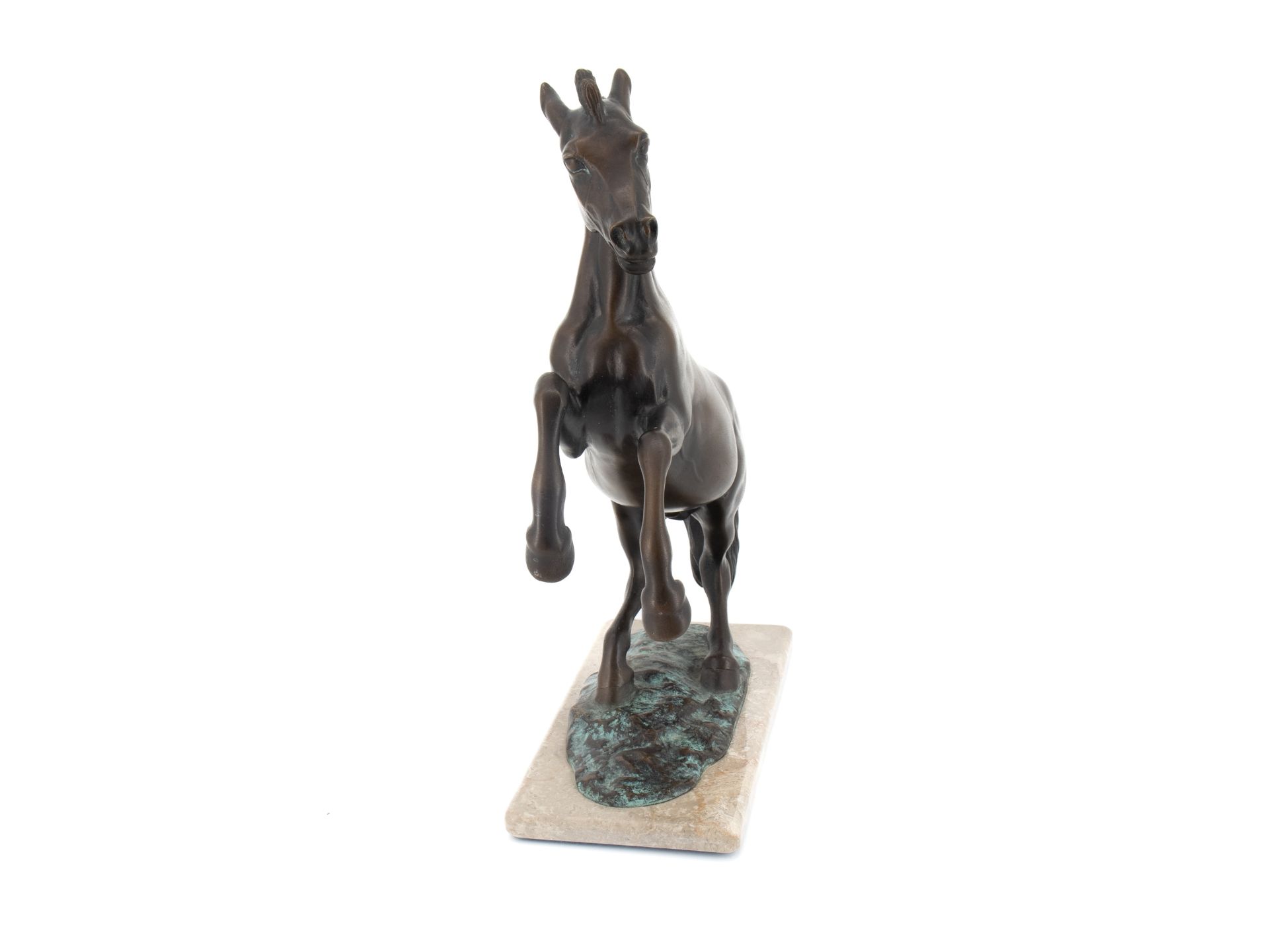 Diller Helmut (1911 - 1984), Bronzeskulptur "Steigendes Pferd" - Bild 2 aus 9