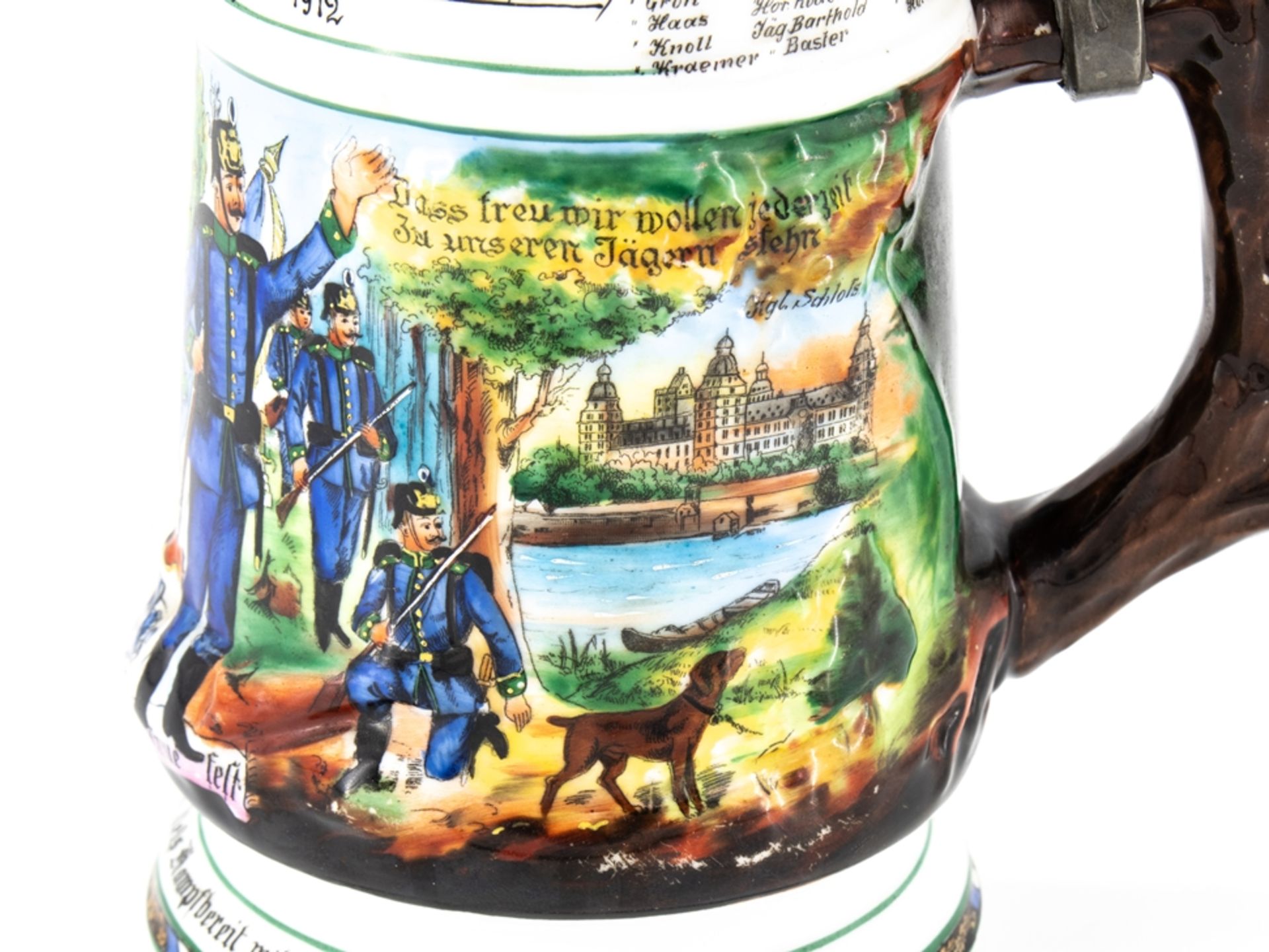 Reservist Mug Aschaffenburg Hunter Battalion 1910-1912 - Image 13 of 13