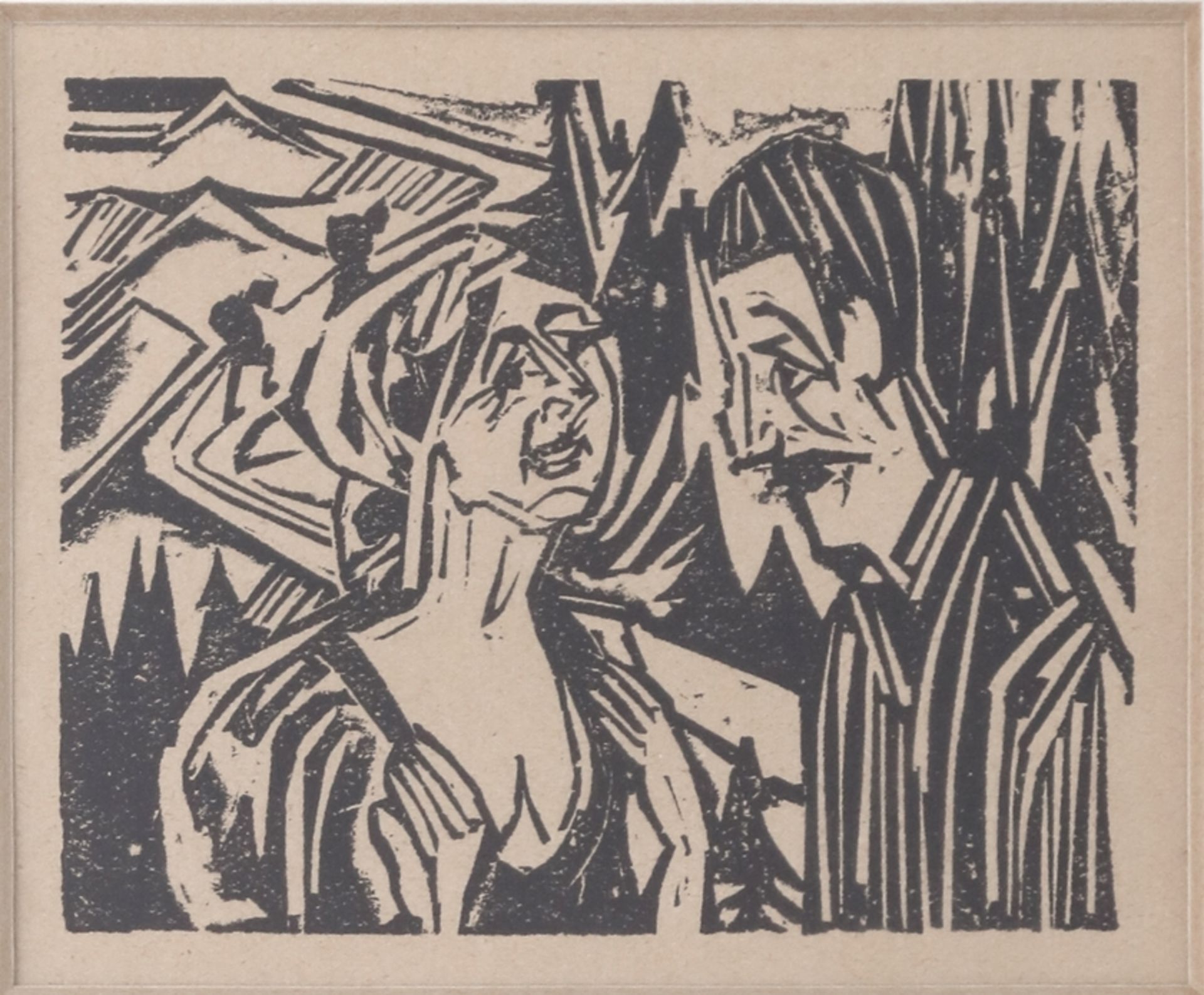 Ernst Ludwig Kirchner (1880 - 1938), Woodcut (1923)