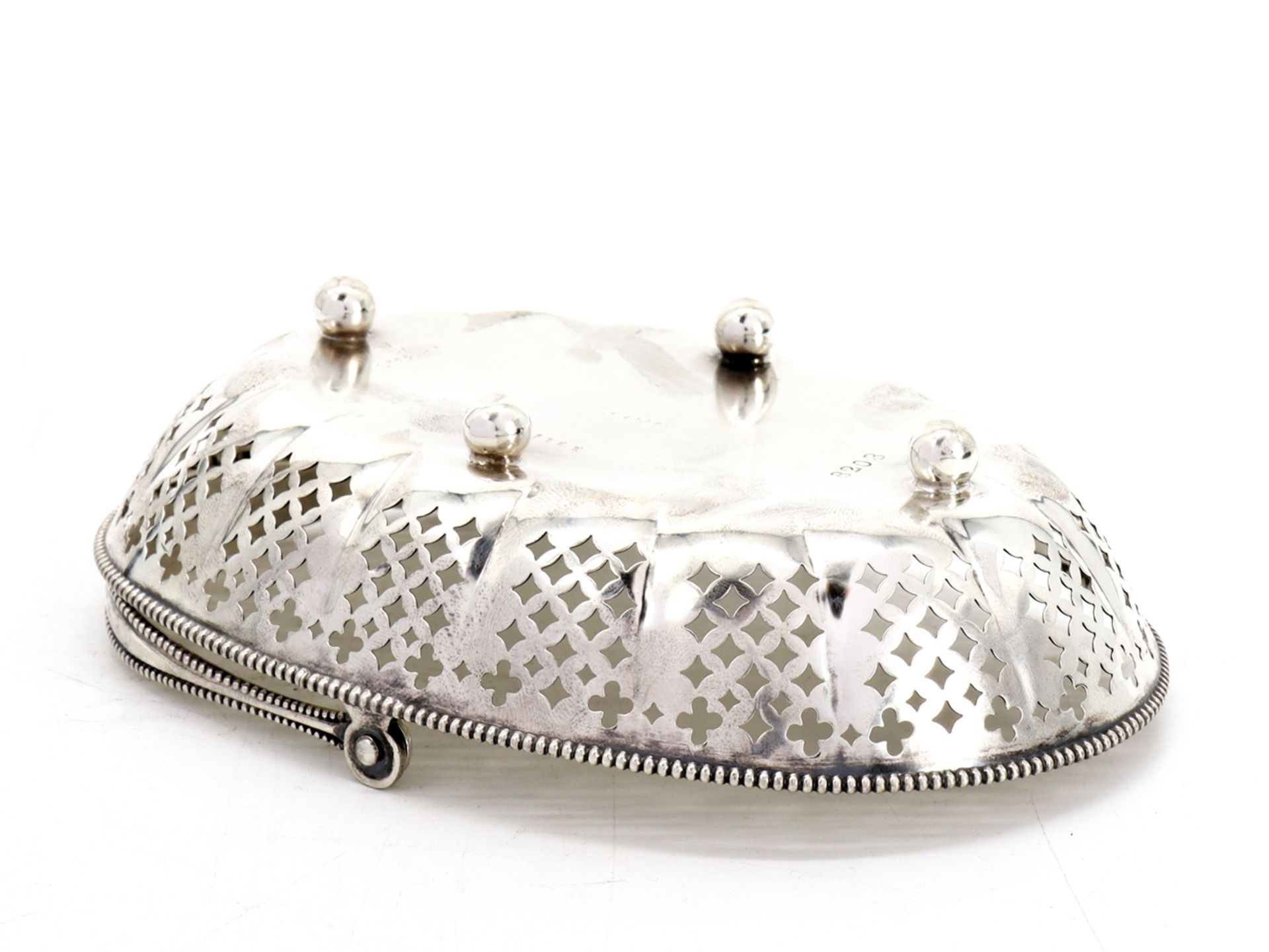 Handle basket, 925 sterling silver, dated 1899 - Image 3 of 7