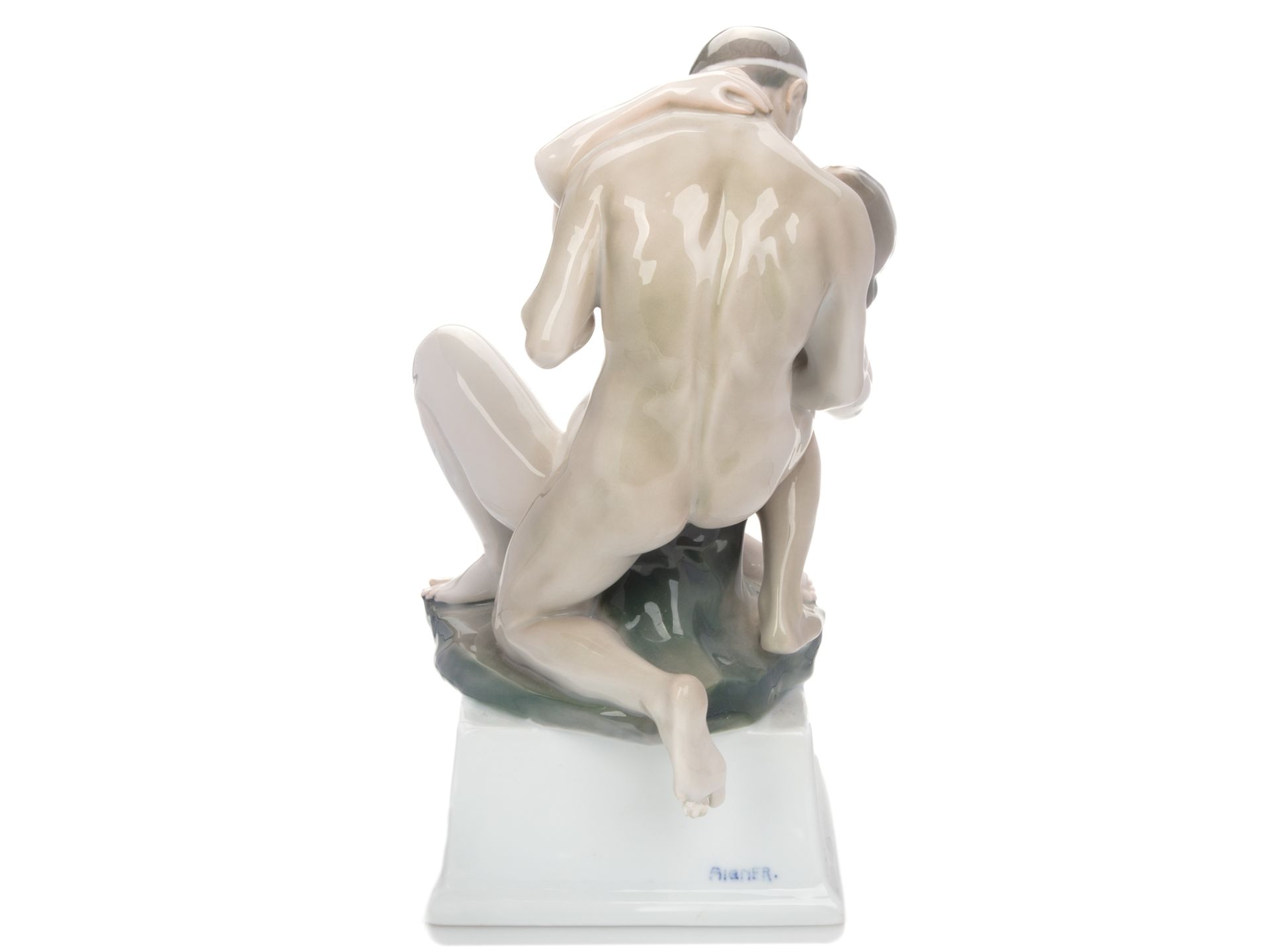 Richard Aigner (1867-1925) Rosenthal Sculpture Eros, 1912 - Image 3 of 6