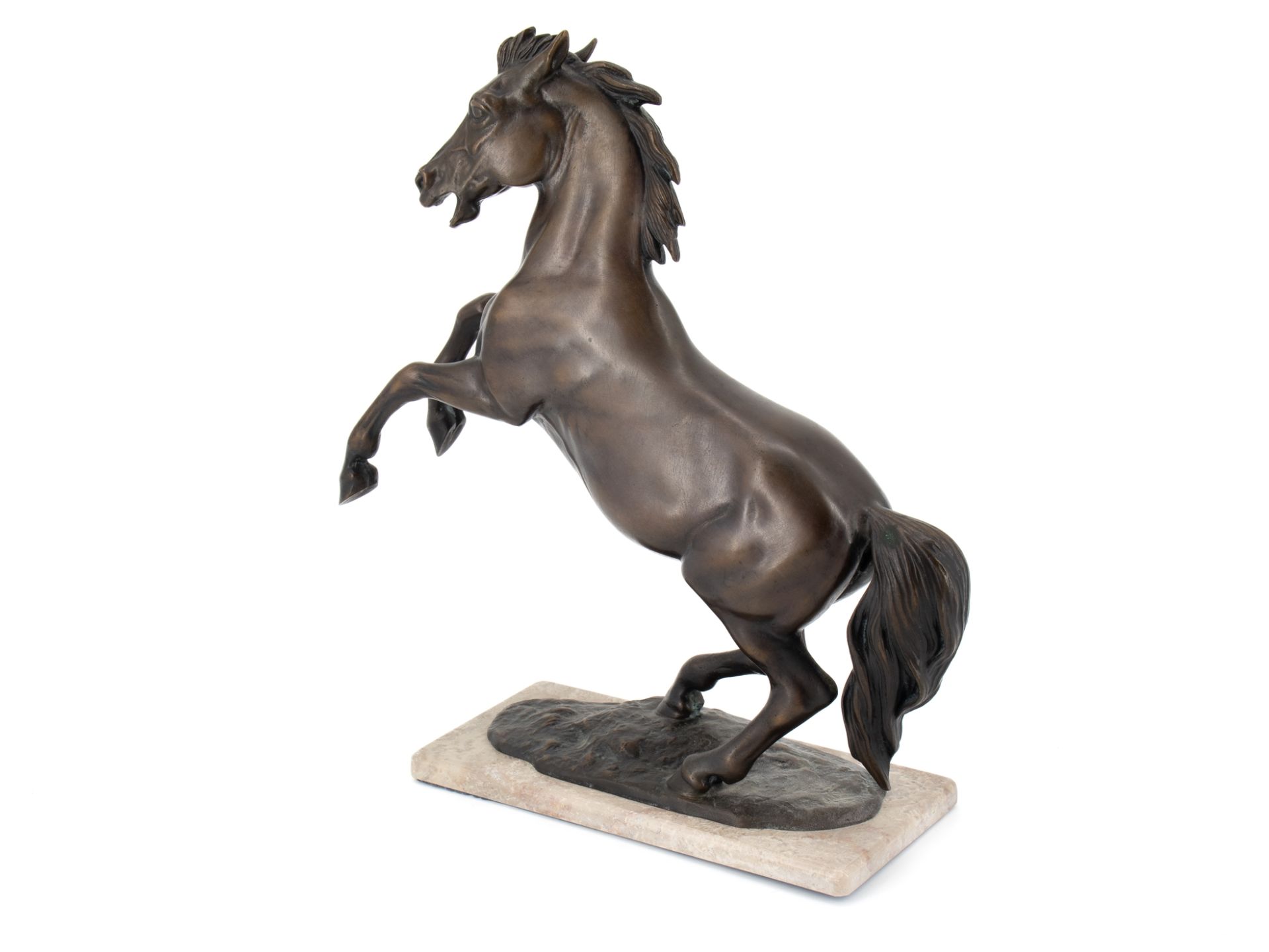 Diller Helmut (1911 - 1984), Bronzeskulptur "Steigendes Pferd" - Bild 3 aus 10