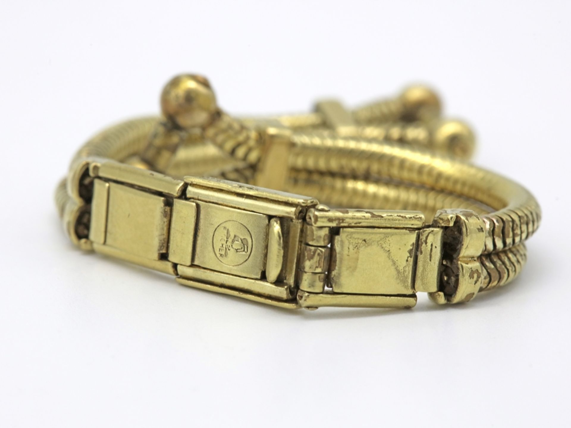 Art Deco watch strap in 585, 14K gold, around 1920. - Image 2 of 3