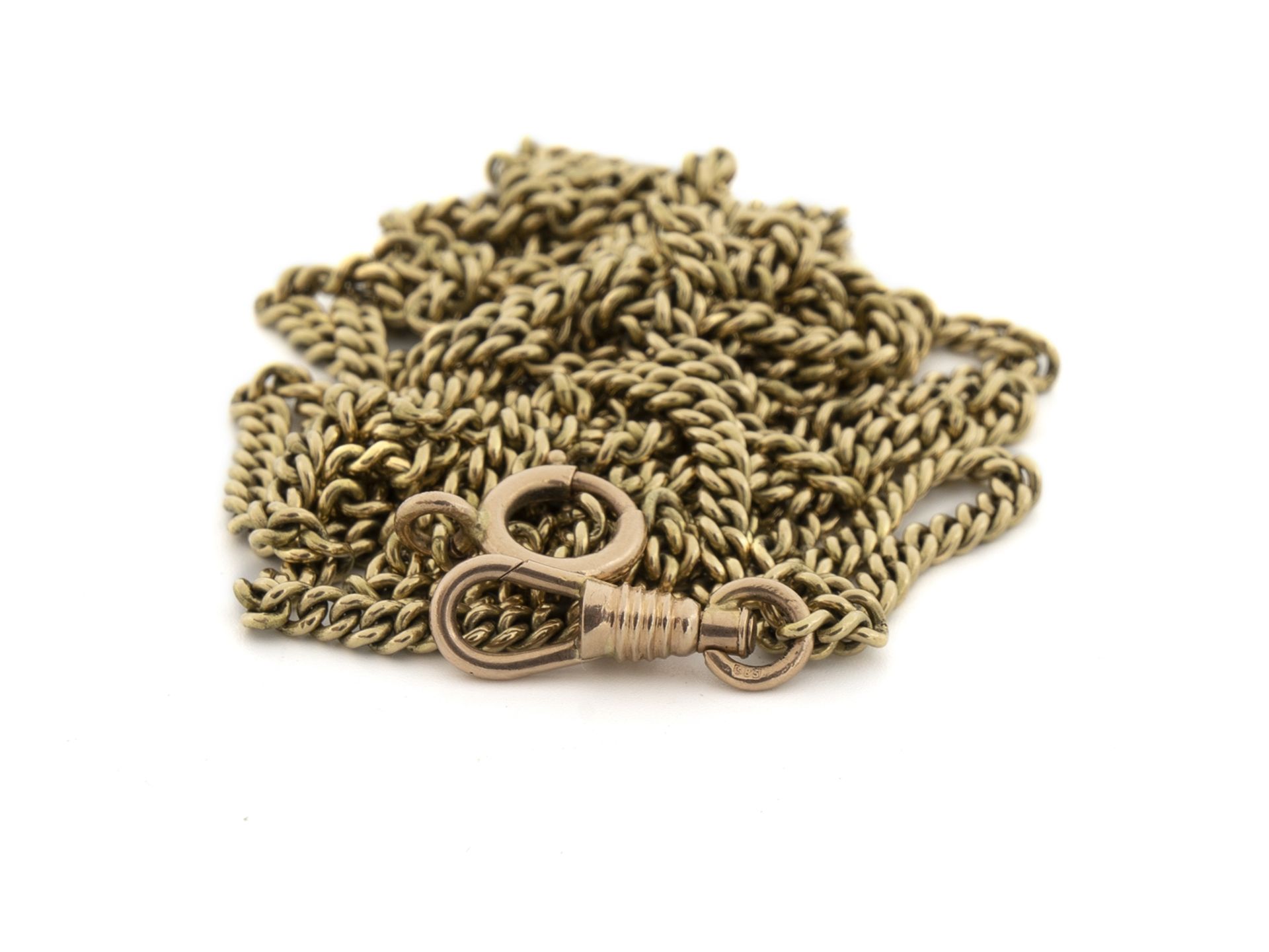 Long watch chain in 14 K, 585 gold, around 1880 - Image 4 of 4