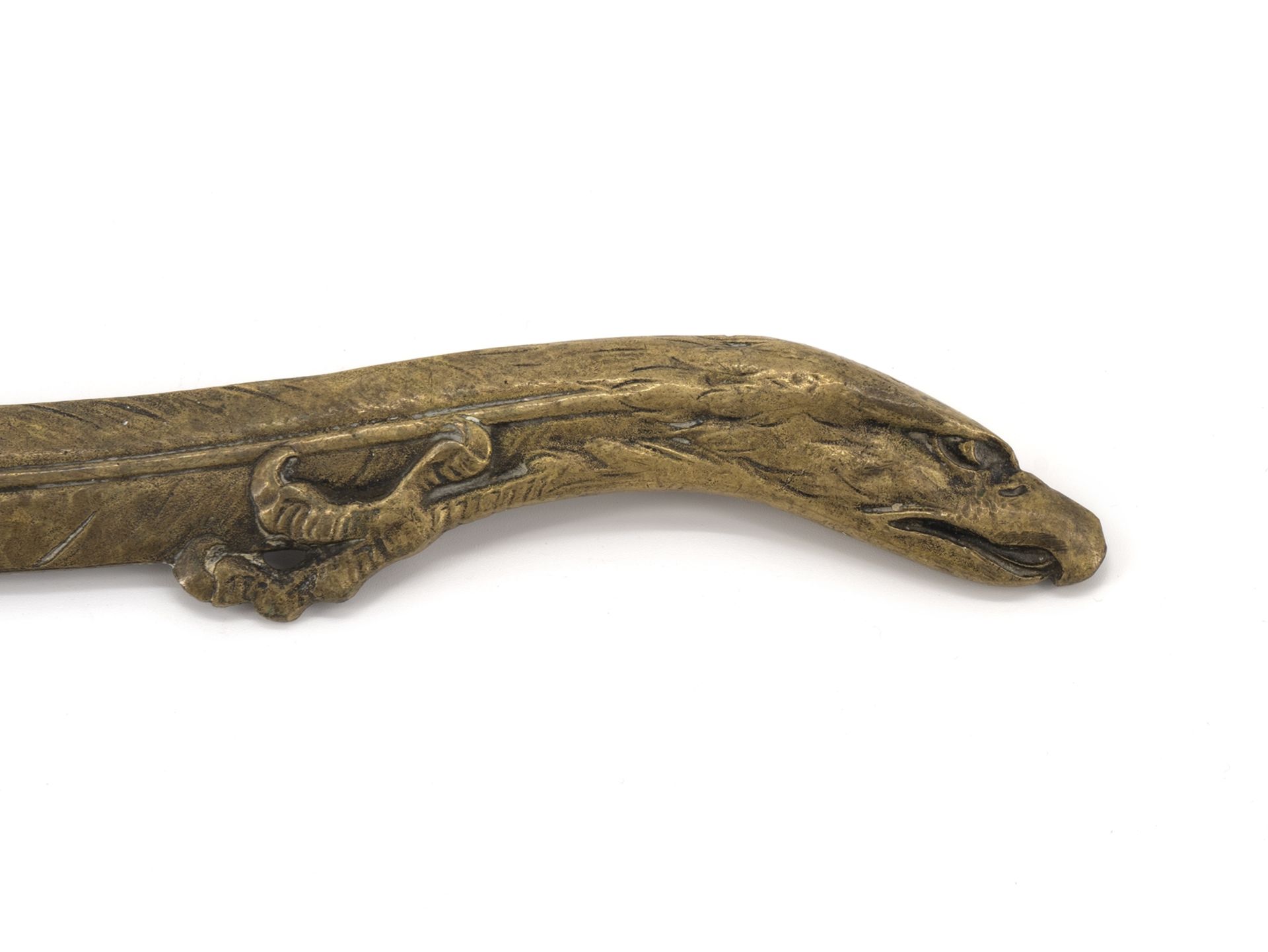 Art Nouveau Bronze Letter Opener "Bird of Prey2, 1900 - Image 3 of 4