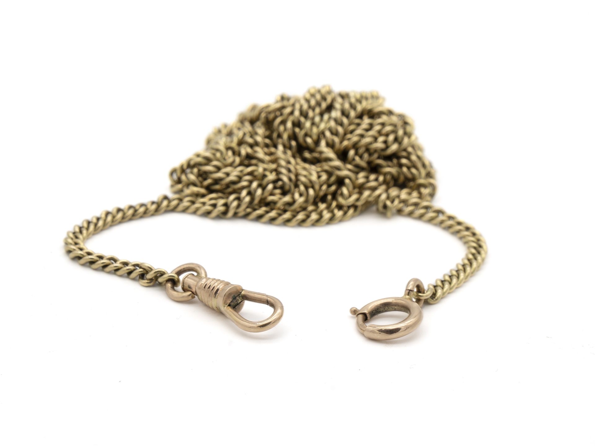 Long watch chain in 14 K, 585 gold, around 1880 - Image 3 of 4