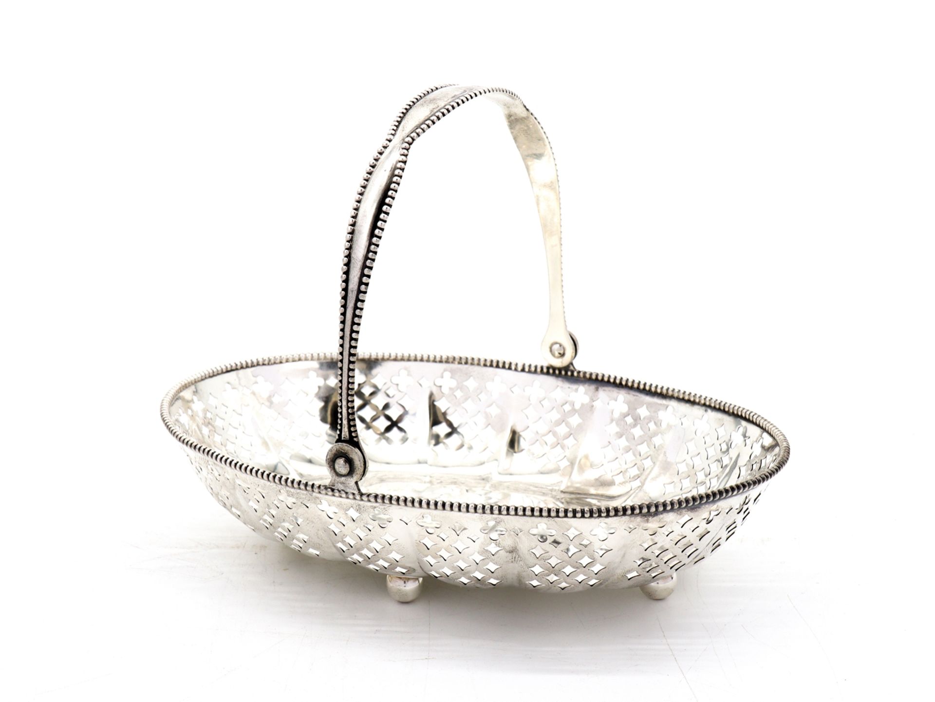 Handle basket, 925 sterling silver, dated 1899 - Image 2 of 7