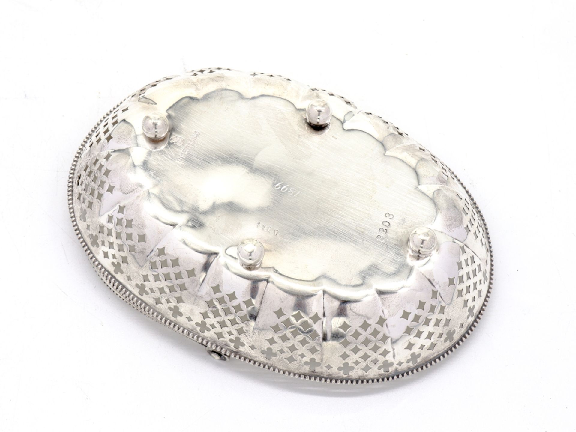 Handle basket, 925 sterling silver, dated 1899 - Image 5 of 7