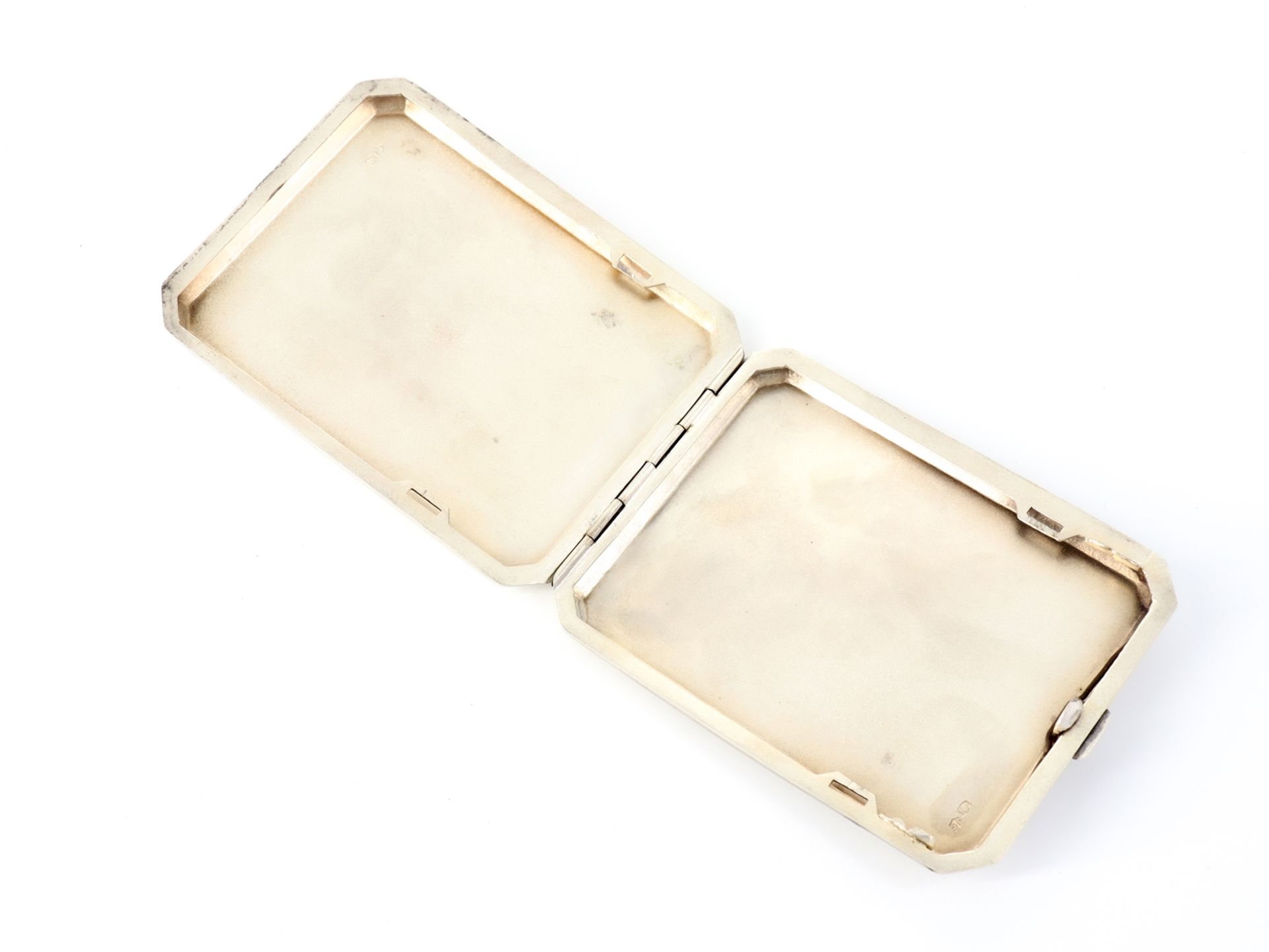 Art nouveau silver cigarette case, Baltic silver, around 1900 - Image 4 of 6