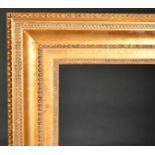 John Davies Framing. A Reproduction Neoclassical Hollow Gilt Frame, rebate 49.5" x 25.25" (125.7 x