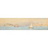 Tristram James Ellis (1844-1922) British. "Constantinople", Watercolour, Signed and inscribed, 7"