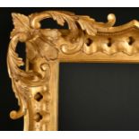 John Davies Framing. A Reproduction Carved Giltwood Chippendale Style Frame, with swept and