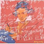 After Andy Warhol (1928-1987) American. "Beethoven, 1987", Screenprint/Lenox Museum Board, Edition