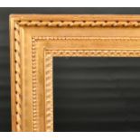 John Davies Framing. A Reproduction Carved Giltwood Rope Design Neoclassical Frame, rebate 32" x 25"