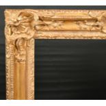 John Davies Framing. A Reproduction Carved Giltwood Louis XIV Style Frame, with swept and pierced