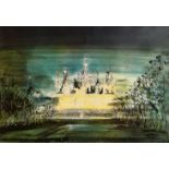John Piper (1903-1992) British. "Chambord, 1971", Screenprint in colours, Signed and numbered 22/