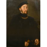 16th Century Venetian School. Portrait of Bernardo Balbi, Oil on canvas, Inscribed 'Bernardus