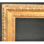 John Davies Framing. A Reproduction Carved Giltwood Gadrooned Carlo Frame, rebate 46.5" x 28" (118.1