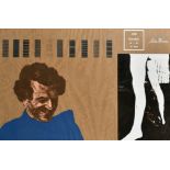 Ronald Brooks Kitaj (1932-2007) American. "Deerskin (John Wieners)", Screenprint, Signed and